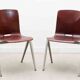 Galvanitas S22 mahogany and white chair