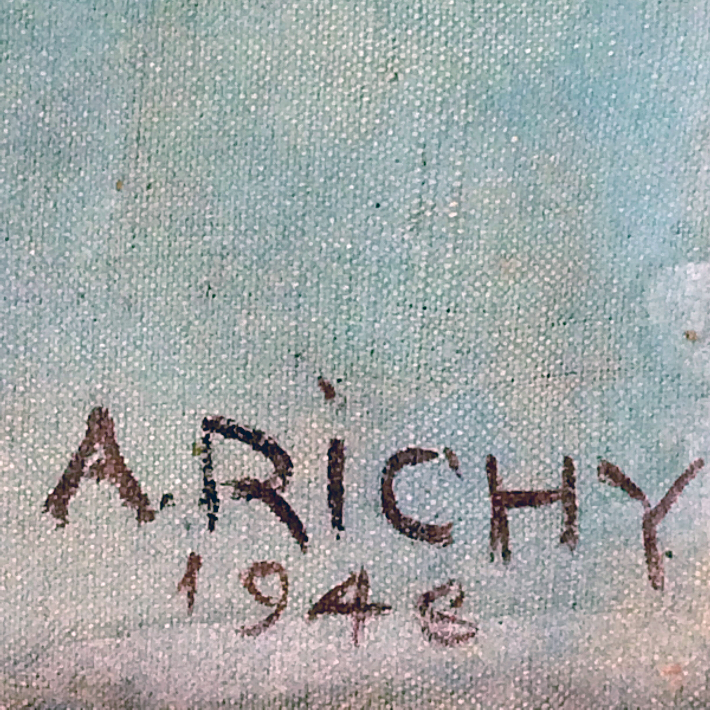 Painting on canvas Chrysanthemums