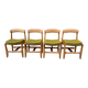 Set of 4 chairs model "Véronique" - Guillerme & Chambron