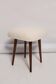 Light Beige Boucle Stool Mid-Century Modern, Europe, 1960s