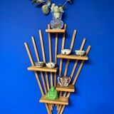Pair of vintage wall shelves