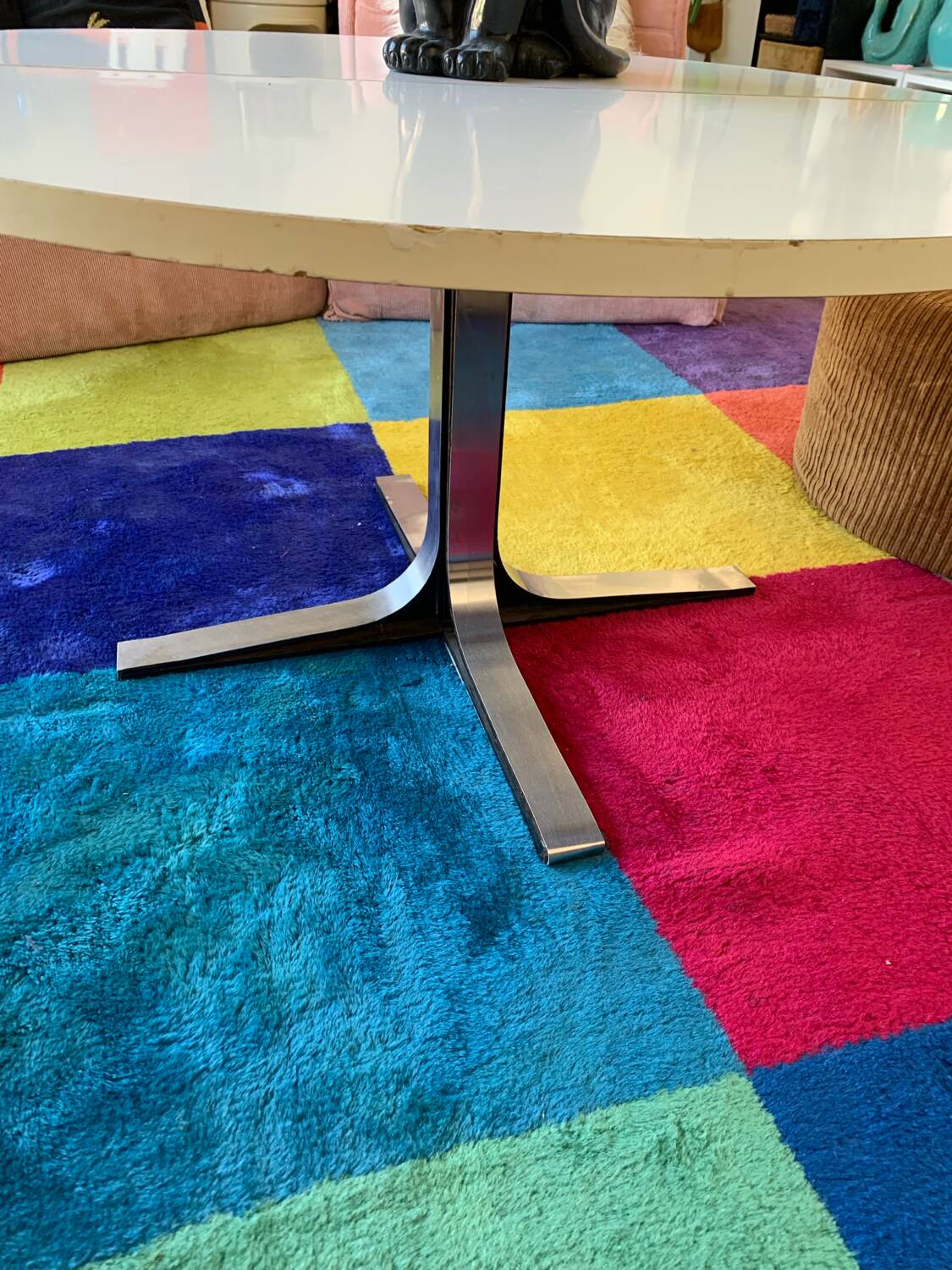 70s retractable coffee table