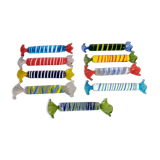 Set de 9 porte-couteaux en verre filé