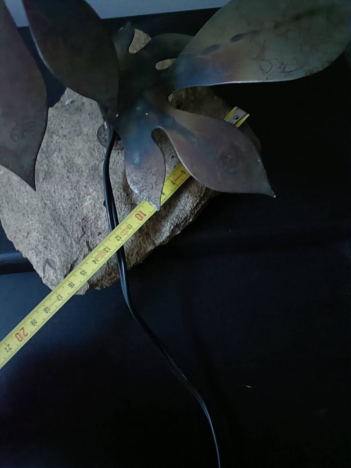 Flower lamp, Maison Jansen style, 1970s