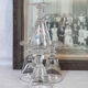 Old bistro glasses with thick bottoms