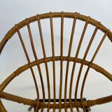 Vintage Rattan children's chair Rohe Noordwolde 1960s Design