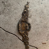 Shabby style brass pediment