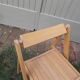 Wooden folding chair