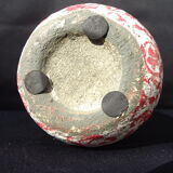 Glazed terracotta vase