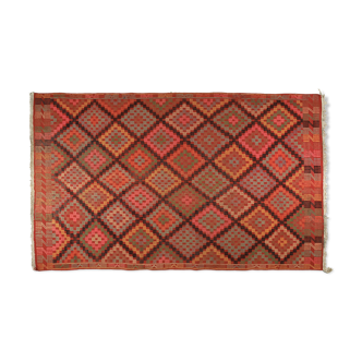 Anatolian handmade kilim rug 200 cm x 136 cm