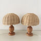 Wicker lamp