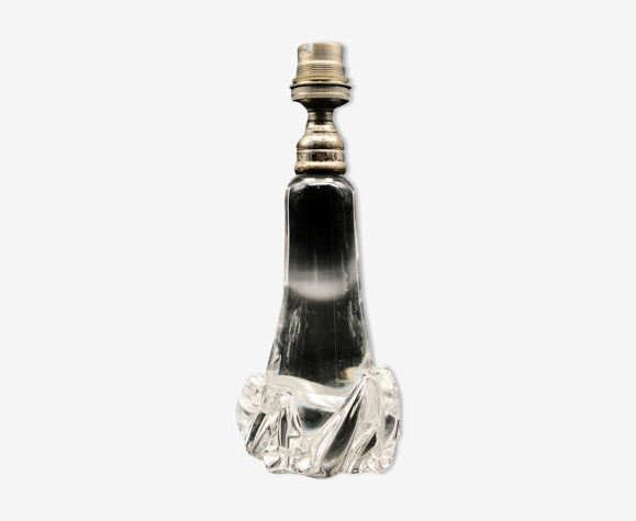Pied de lampe en cristal de Baccarat