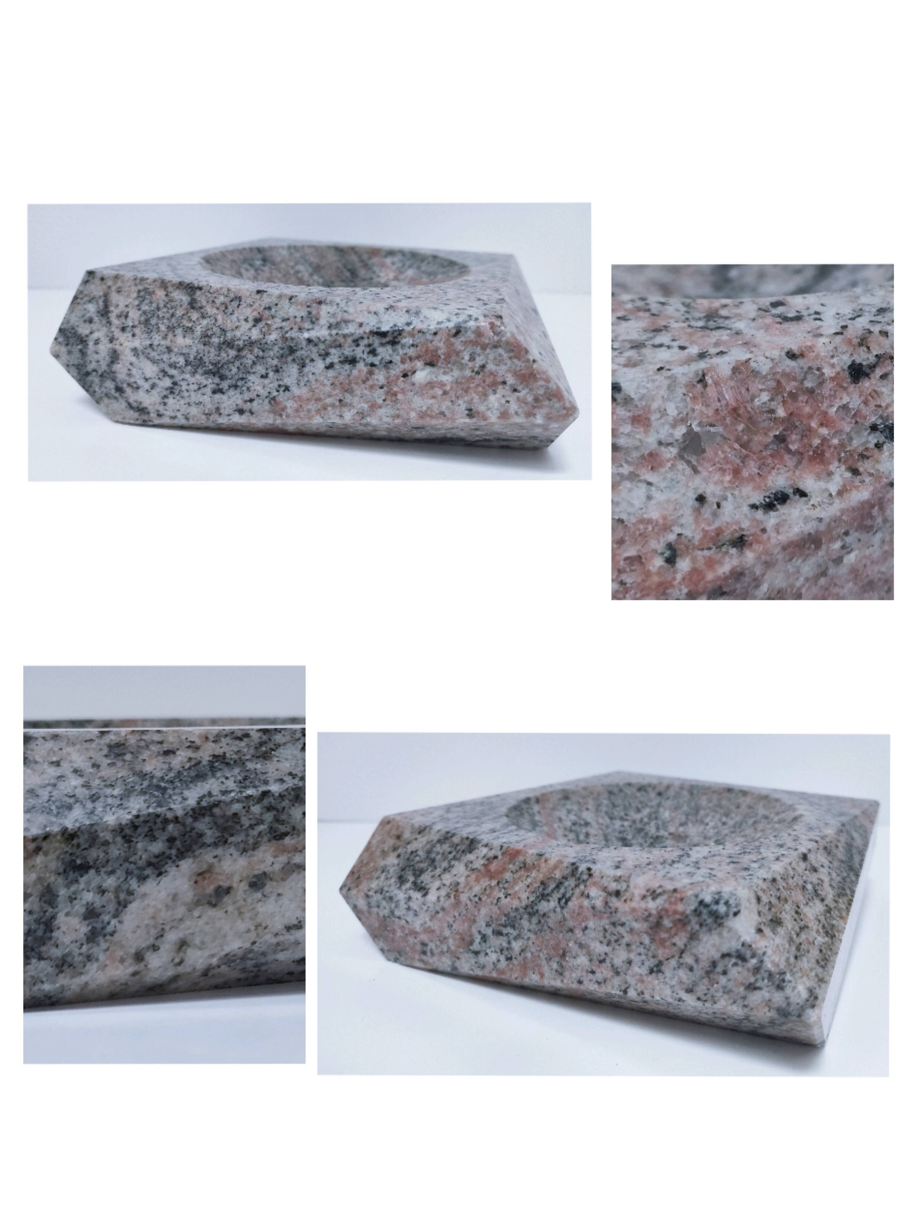 Pink granite pocket emptier from the 80s