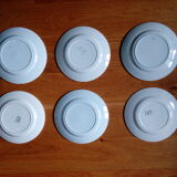 Mismatched flat plates set of 6