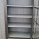 Showcase library patina black a door three drawers