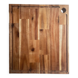 Solid acacia wood board oiled food