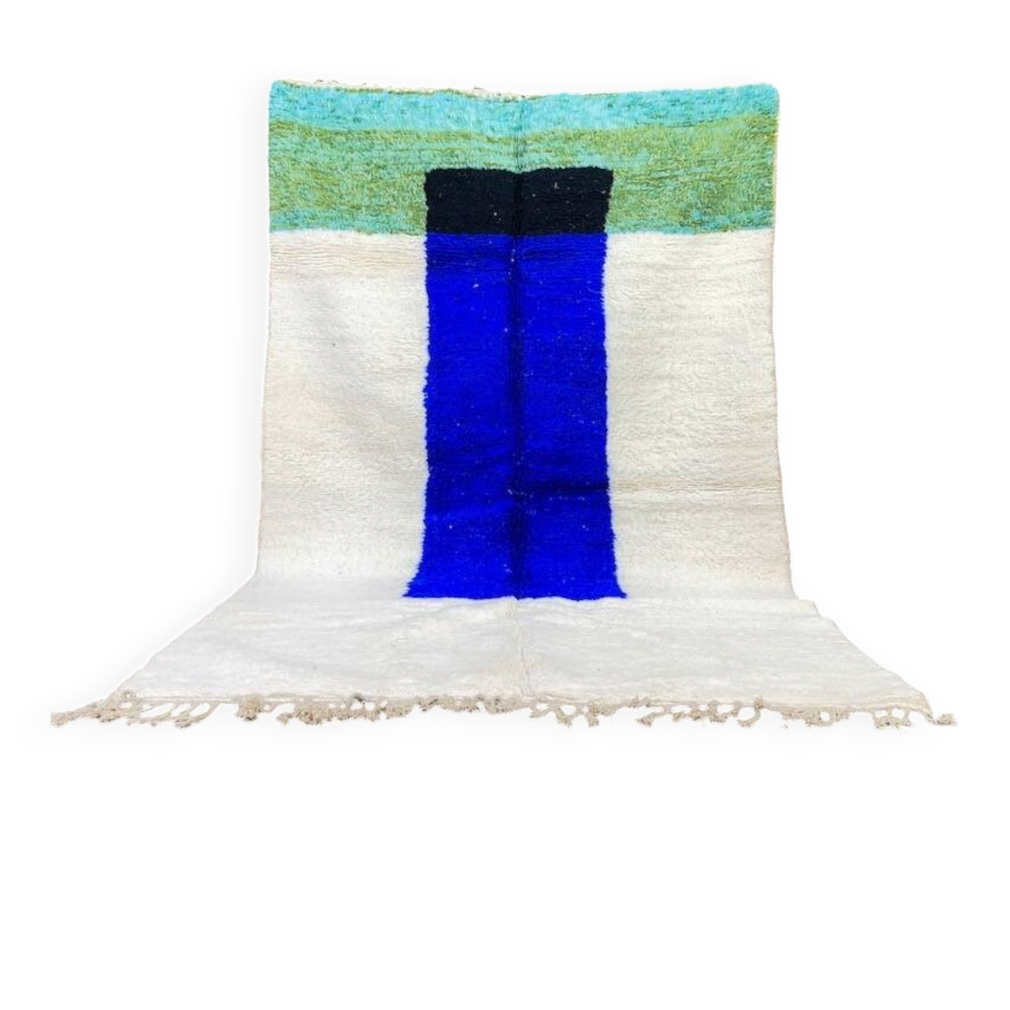 Beni Ourain Berber rug, handwoven in traditional style, size 200 x 300 cm.