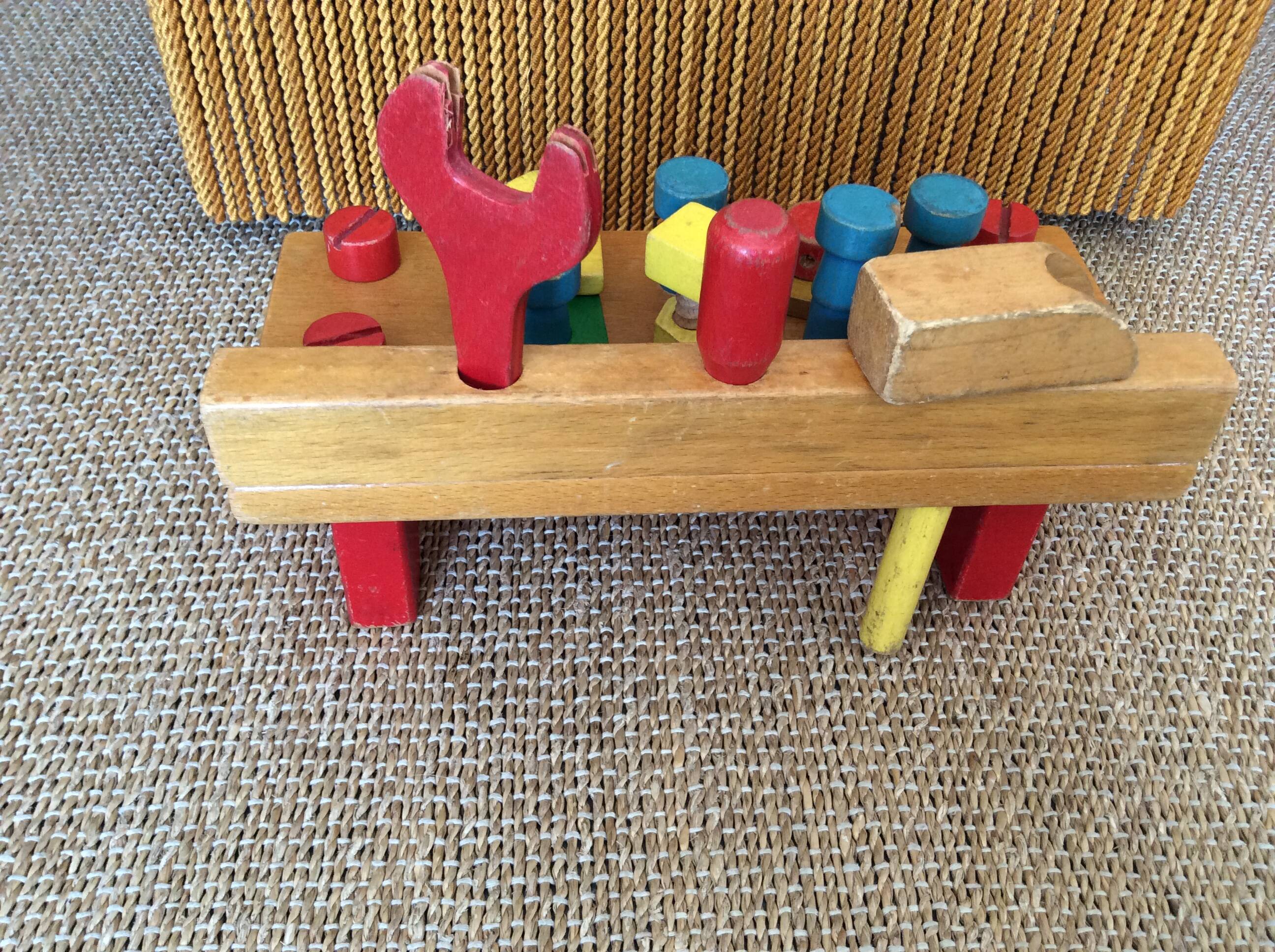 Workbench wooden toy child