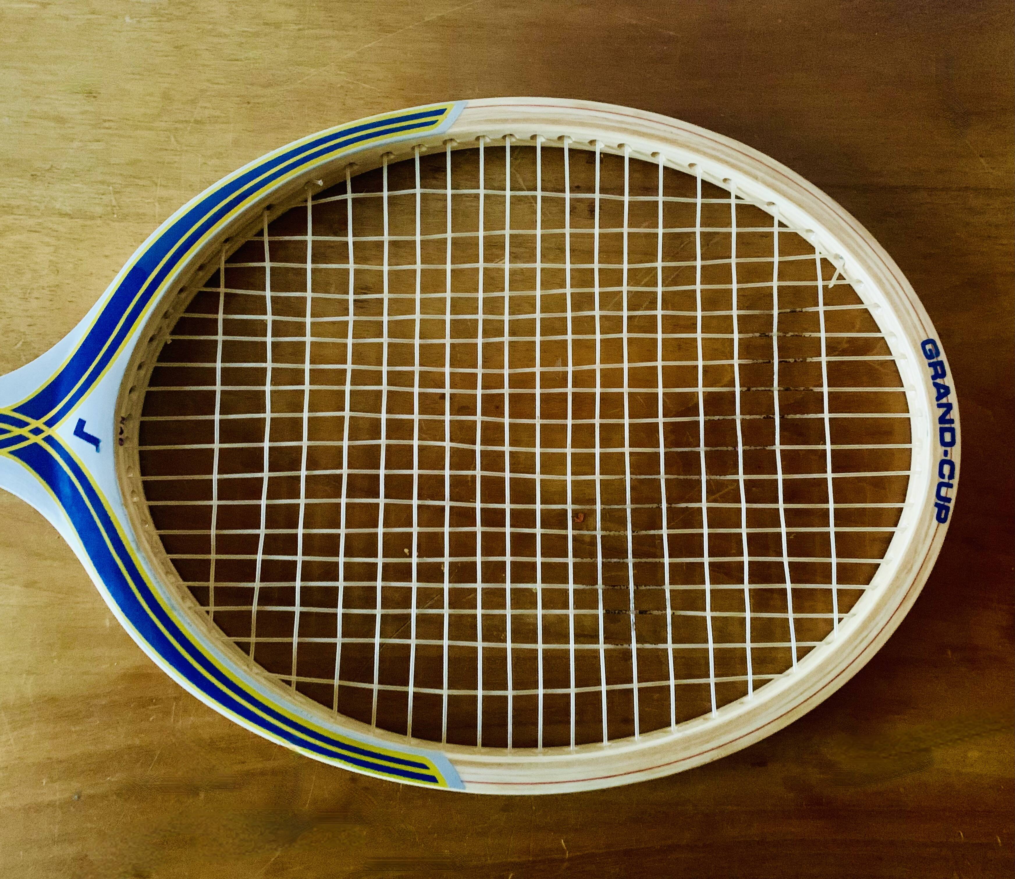 Vintage Snauwaert tennis racket in its case
