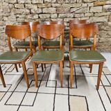 Set of 6 danish chairs 1960