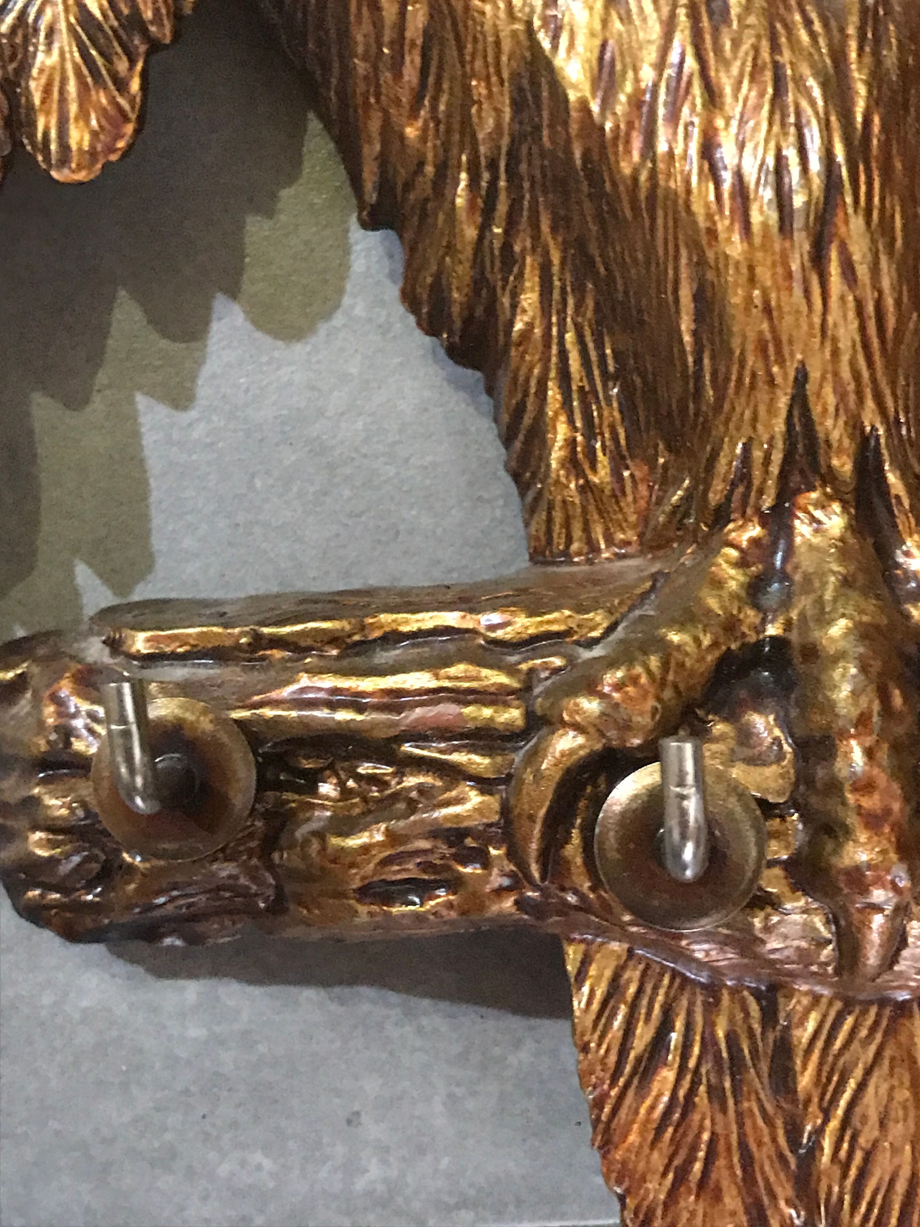 Miroir hibou œil de sorcière