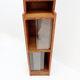 Large vintage glass library mid-century - 1960s