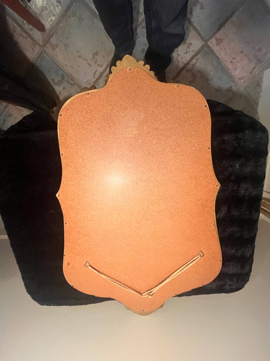 Golden Louis XV style mirror