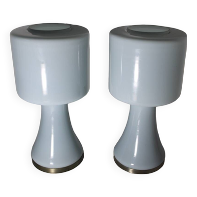 Lampe Vistosi Murano Vintage 70 Italie x2