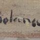 Hst 20th century signed solana: fishermen's houses, palm tree, tenerife, canary islands, spain
