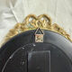Grand porte-bougie mural vintage en miroir