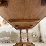 3m oak table from 1950 with its extensions