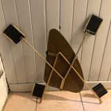 Mirror and wall coat rack  vintage 50s