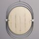 Smoked Wall Mirror with a Triple Chrome-Plated Metal Frame, Italy