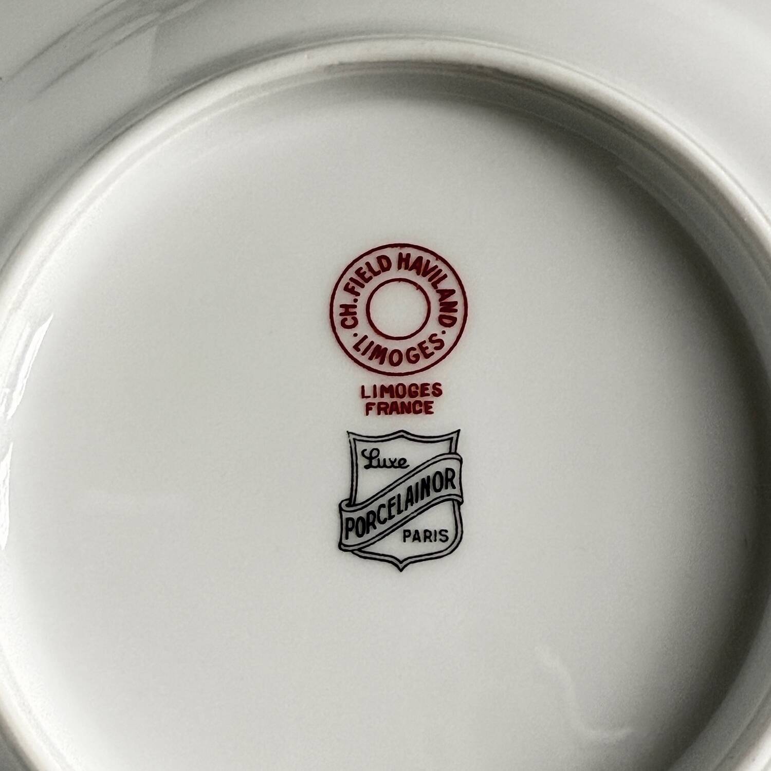 6 Haviland deep plates