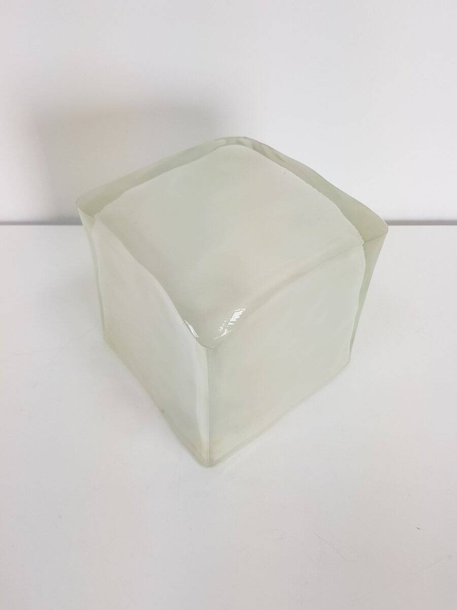 Iviken Ice Cube Table Lamp in Glass from Ikea, 1990s, Set of 3
