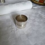 Rond de Serviette en Métal Argenté
