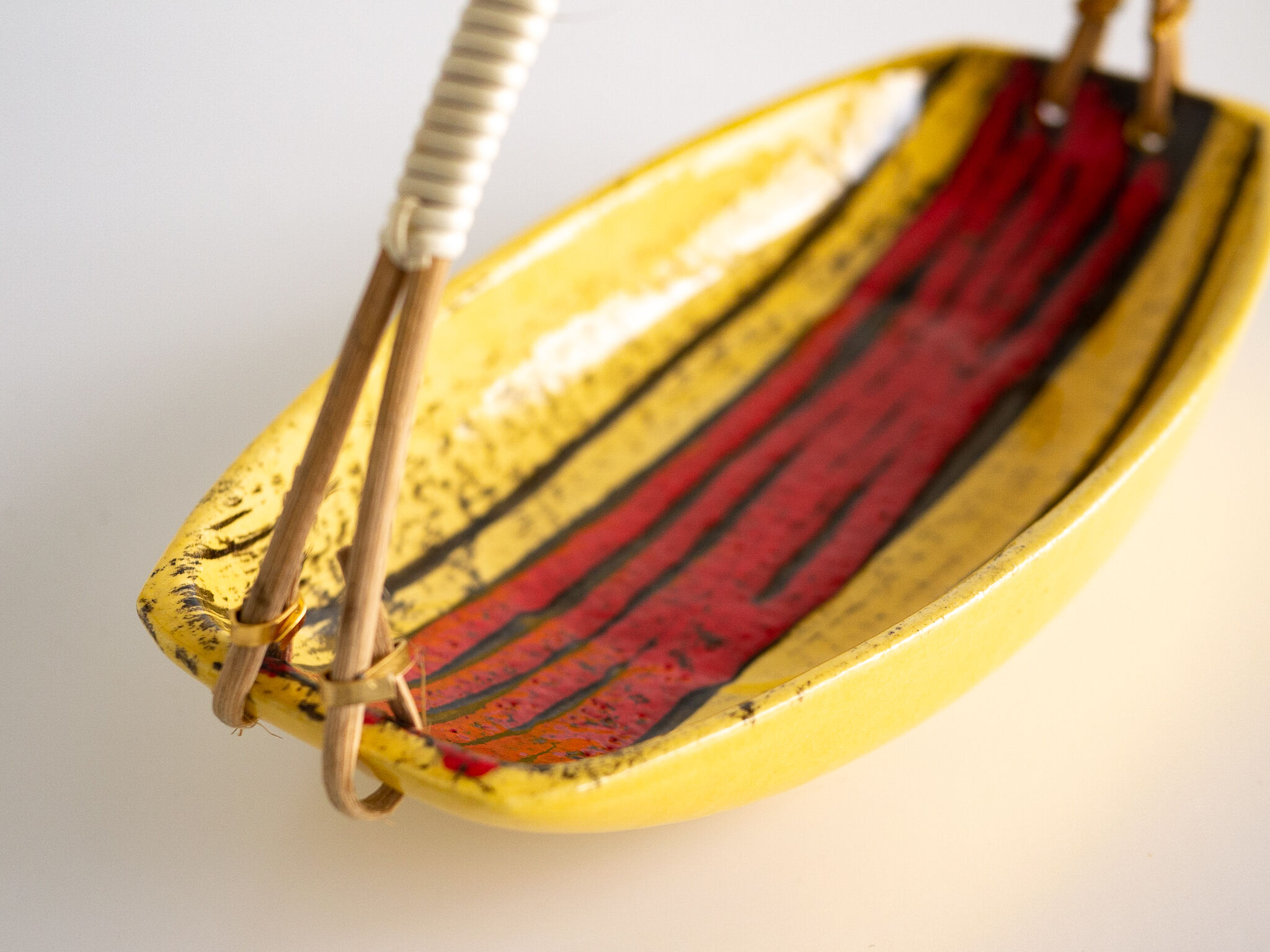 Trinket bowl with handles