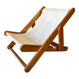 Vintage IKEA pine lounge chair from 1974