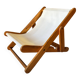 Vintage IKEA pine lounge chair from 1974