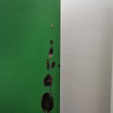 Green industrial Ronéo wardrobe 50s