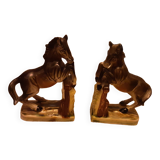 Greenhouse books faience slip horses