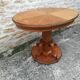Oval pedestal table
