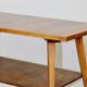 Polish coffee table console 1970s square-multifaceted