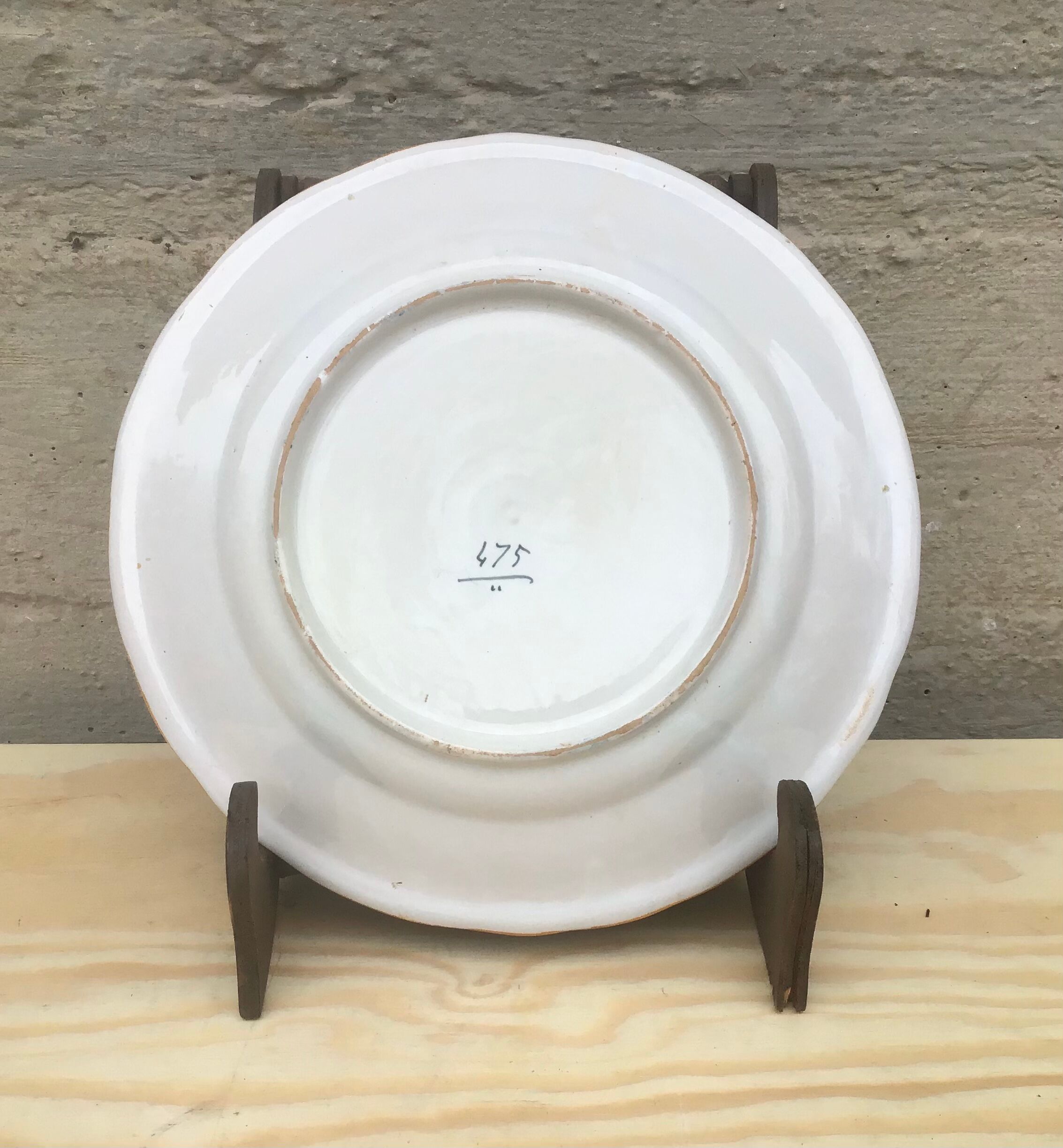 Plate HB Henriot Quimper