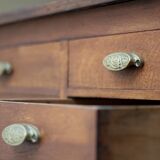 Trade furniture: magnificent oak counter from the late 19th / early 20th century