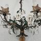 Chandelier with floral decoration