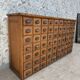 Renovated oak workshop drawer unit.