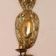 Pair of mid-century brass Swedish sconces