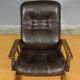 Relax armchair with footrest 1970