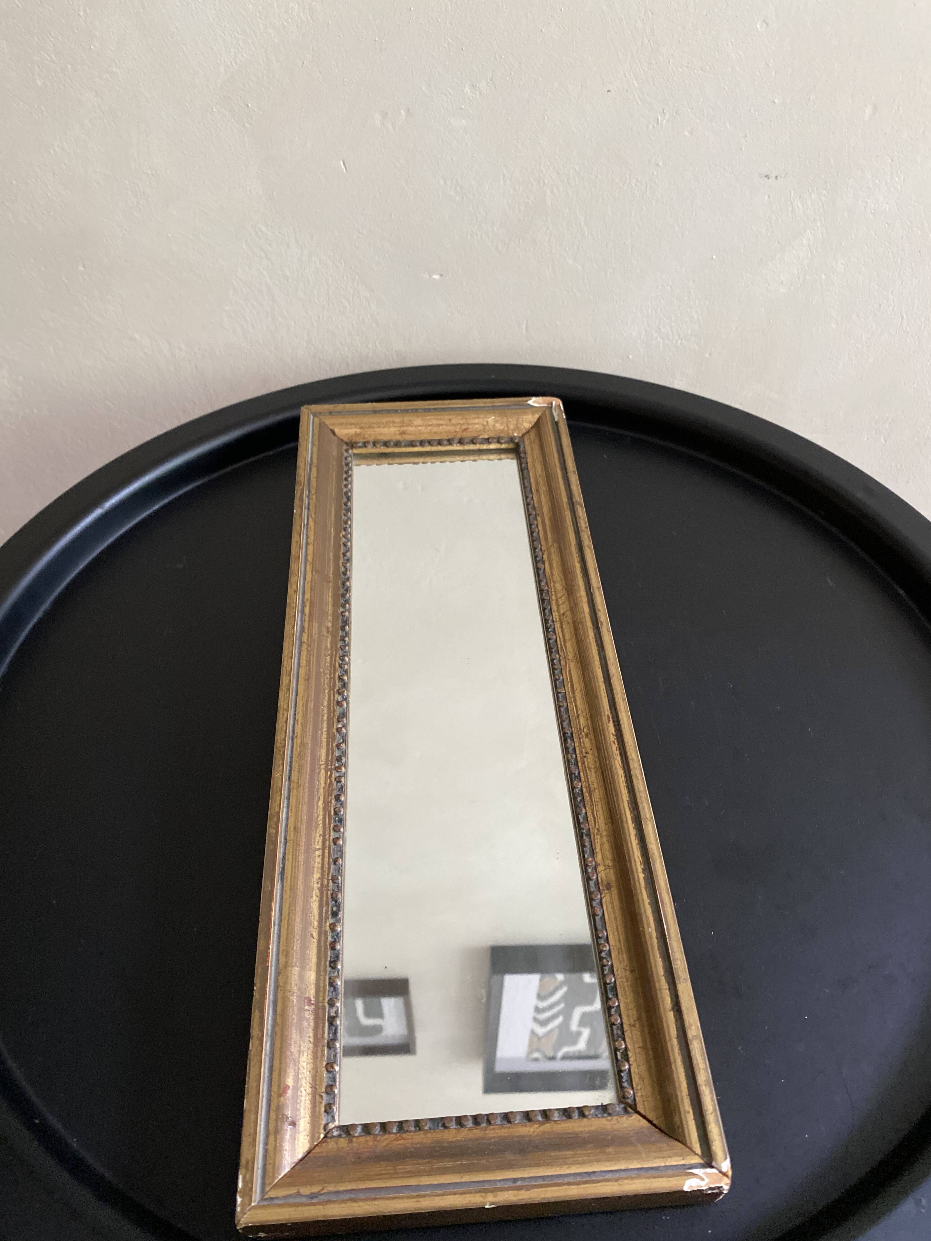 Pair of antique gilded mirrors – French house spirit & wall gallery